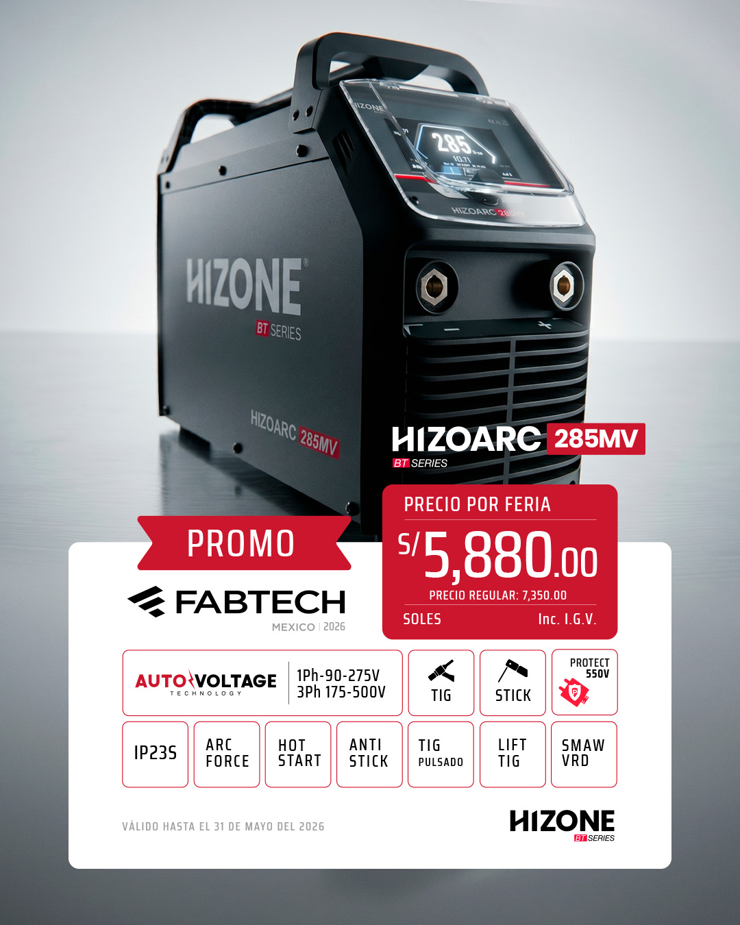HIZOARC 285MV
